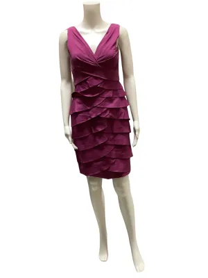 Adrianna Papell Maroon Dress Size: 6