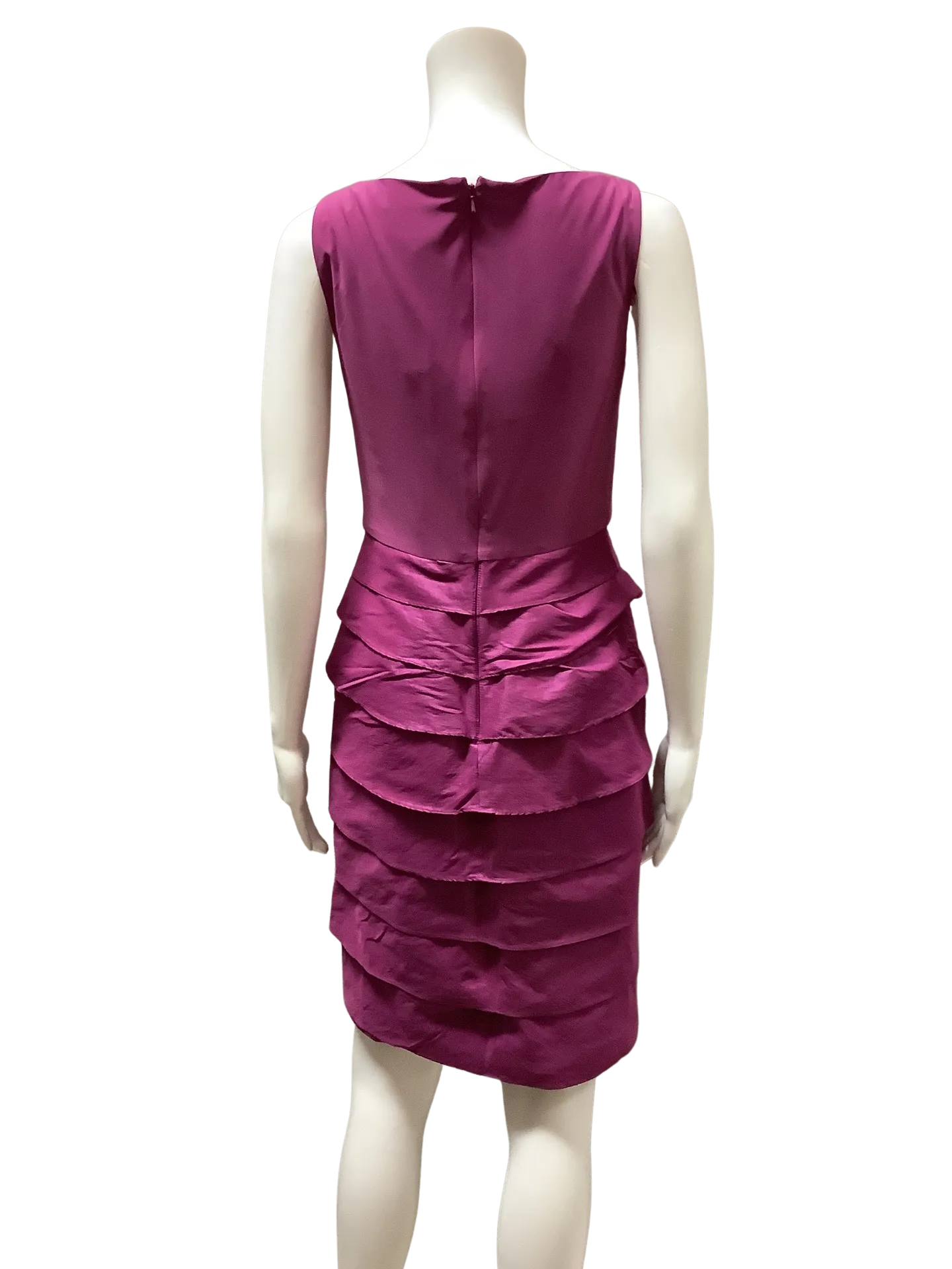 Adrianna Papell Maroon Dress Size: 6