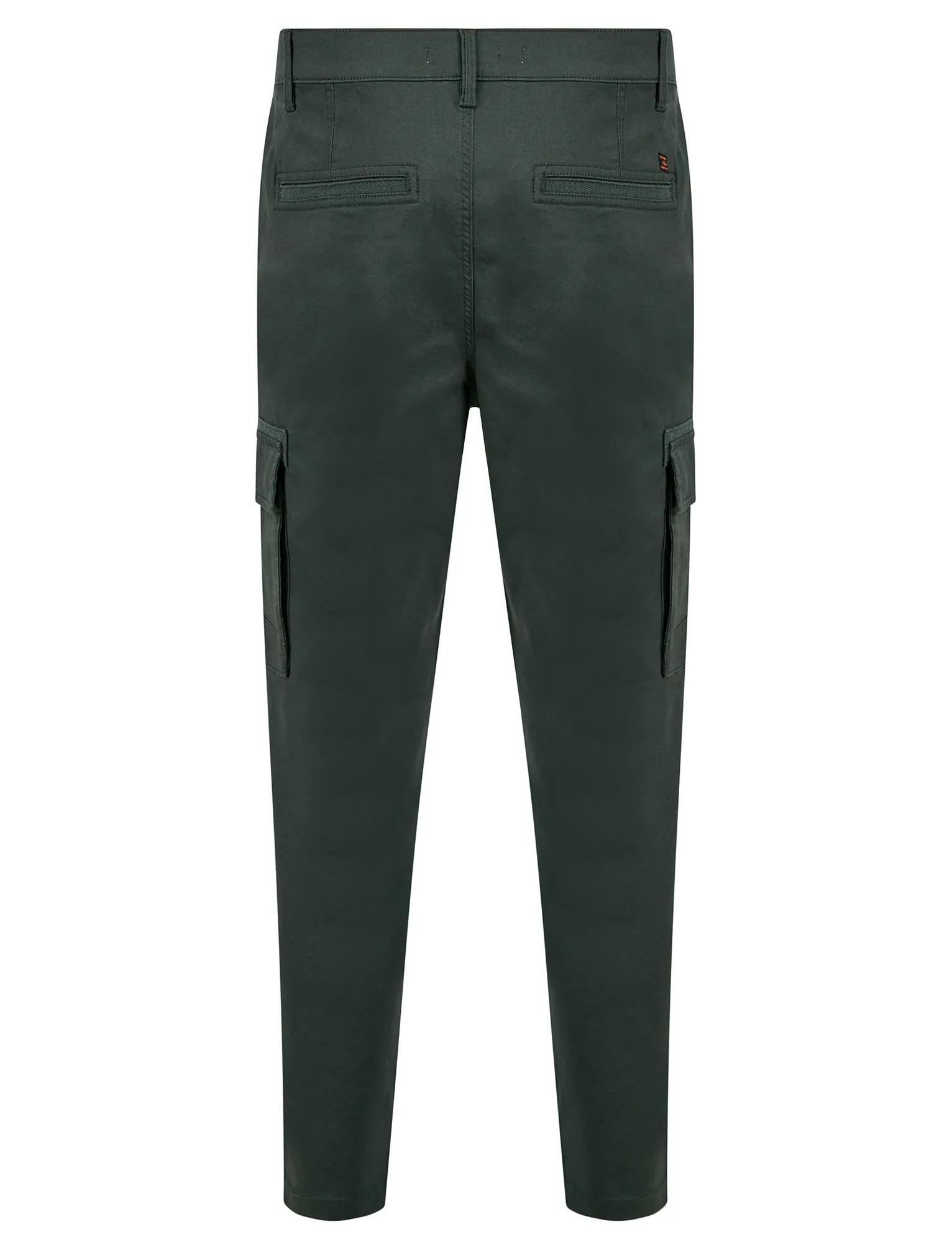 Almagro Stretch Cotton Blend Multi-Pocket Cargo Trousers in Asphalt Grey- Tokyo Laundry