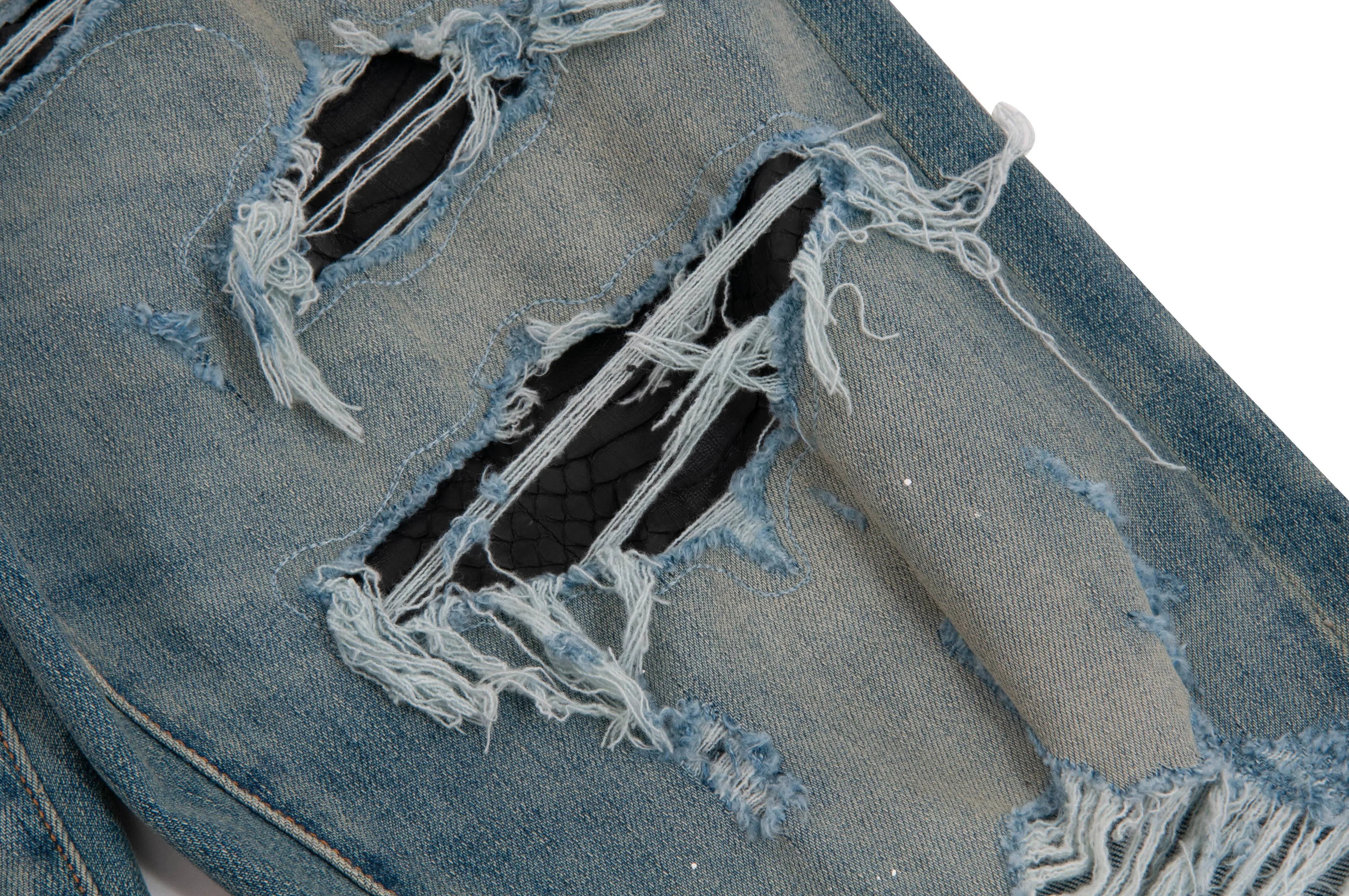 Art Patch Snake Jean