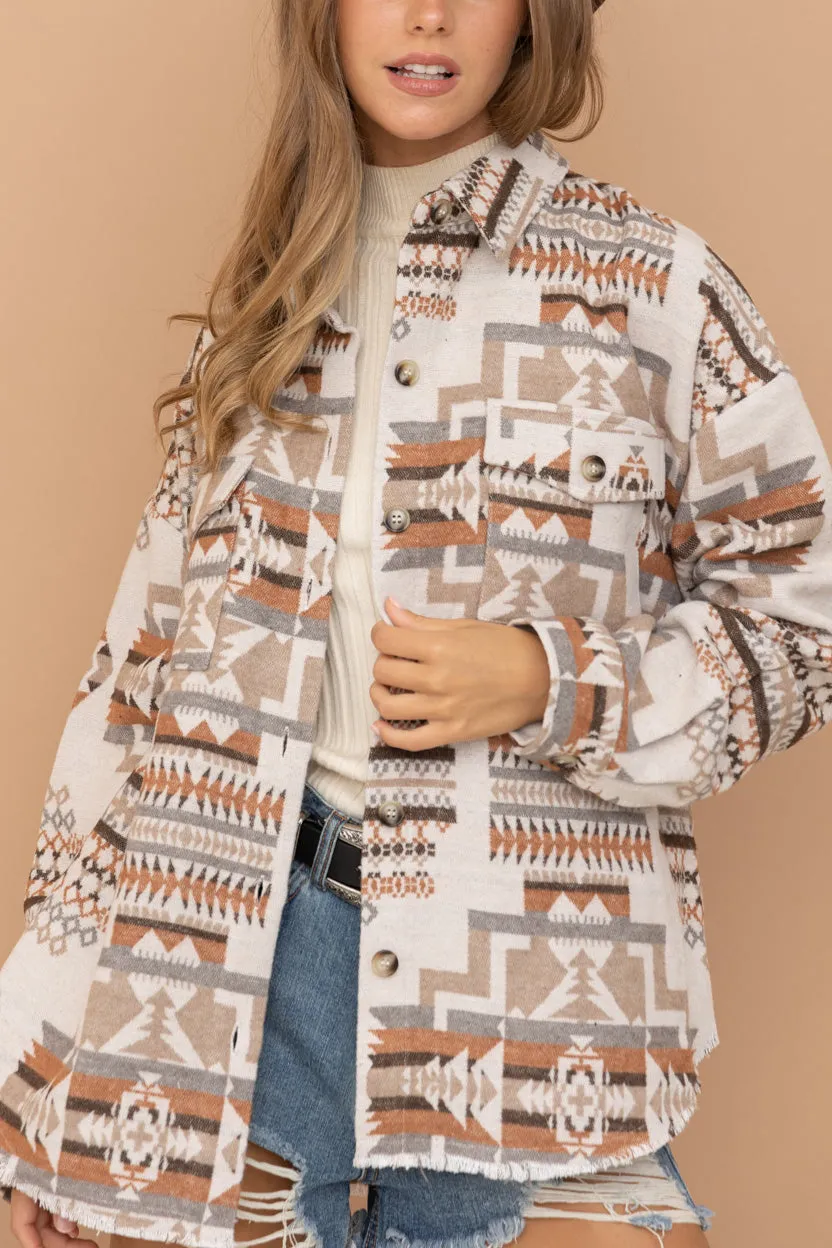 Aztec Western Shacket