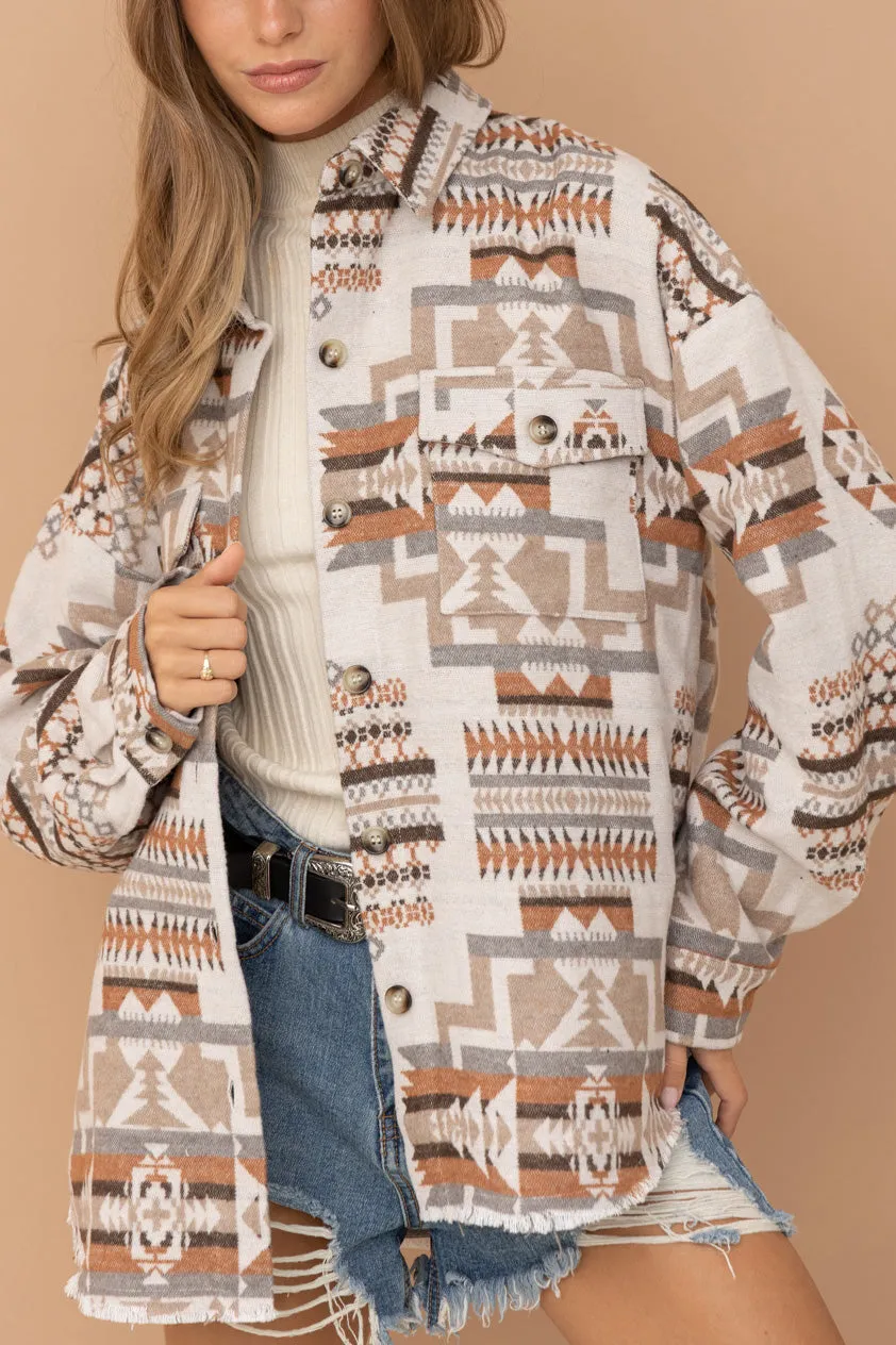 Aztec Western Shacket