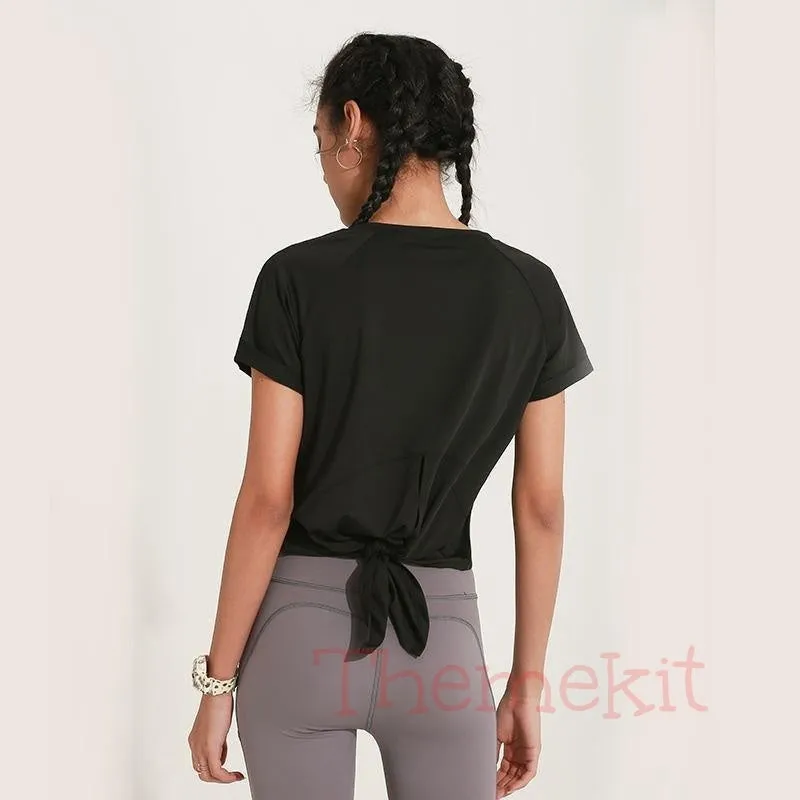 Back split with strappy Short Sleeve