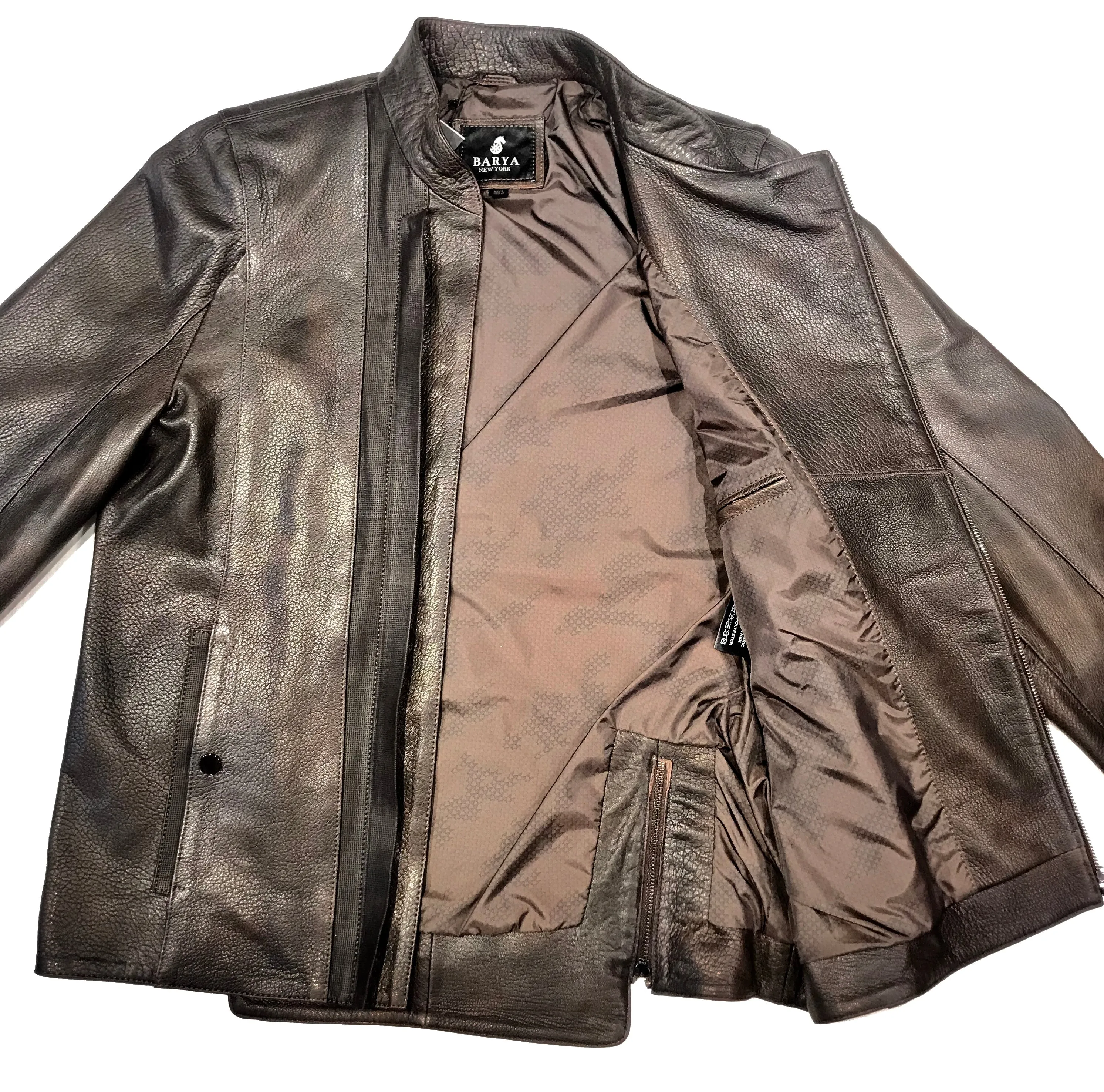 Barya NewYork Rustic Lambskin Asymmetric Jacket