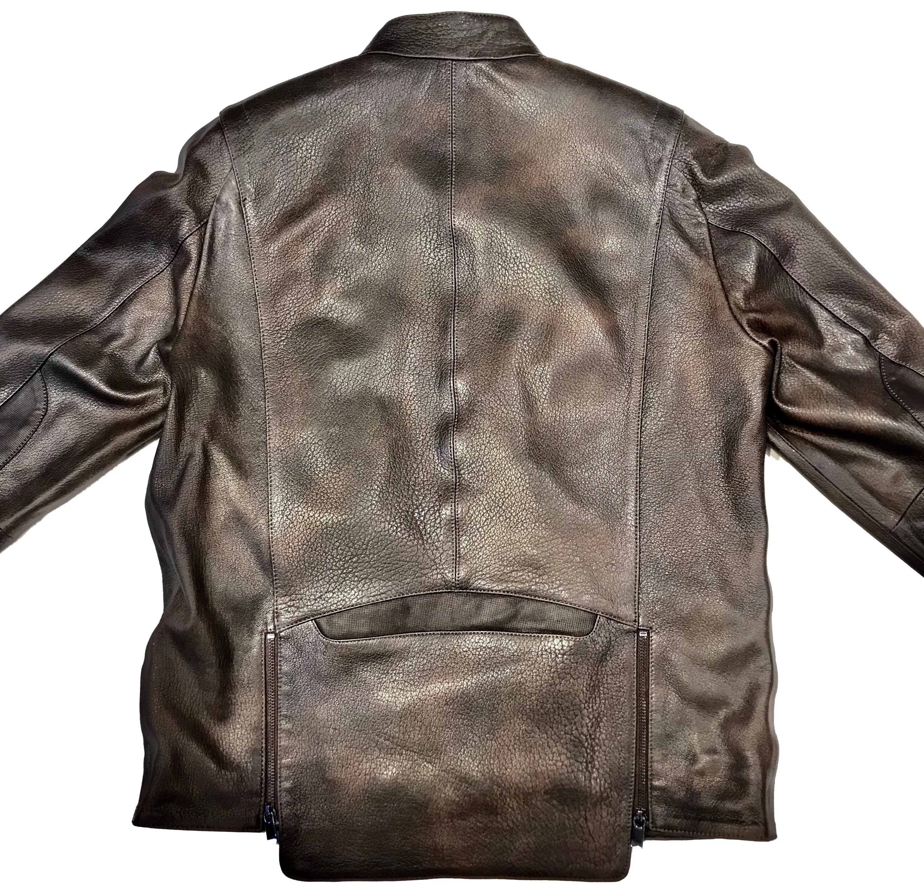 Barya NewYork Rustic Lambskin Asymmetric Jacket