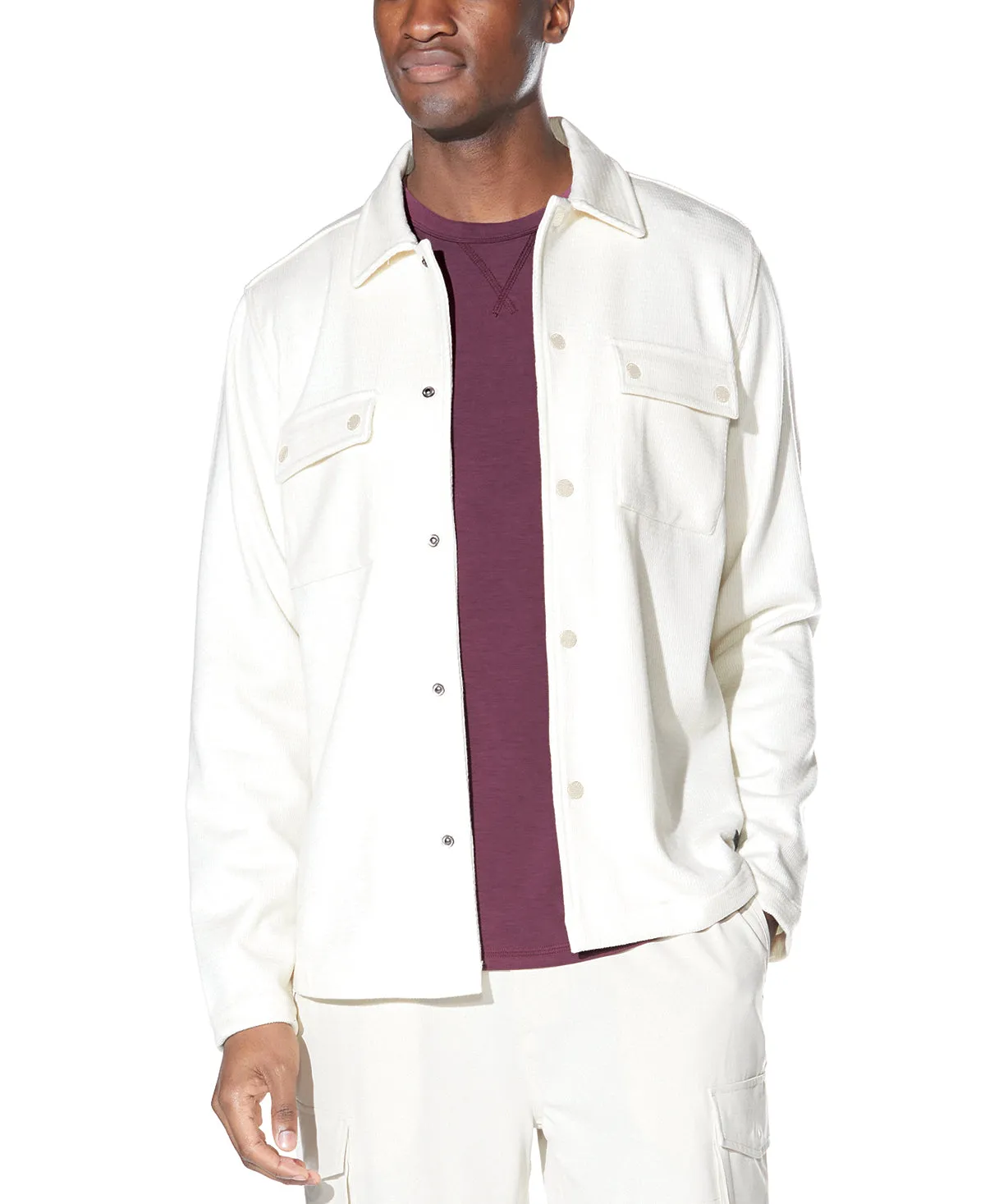 Bennett Shirt Jacket (Cream)