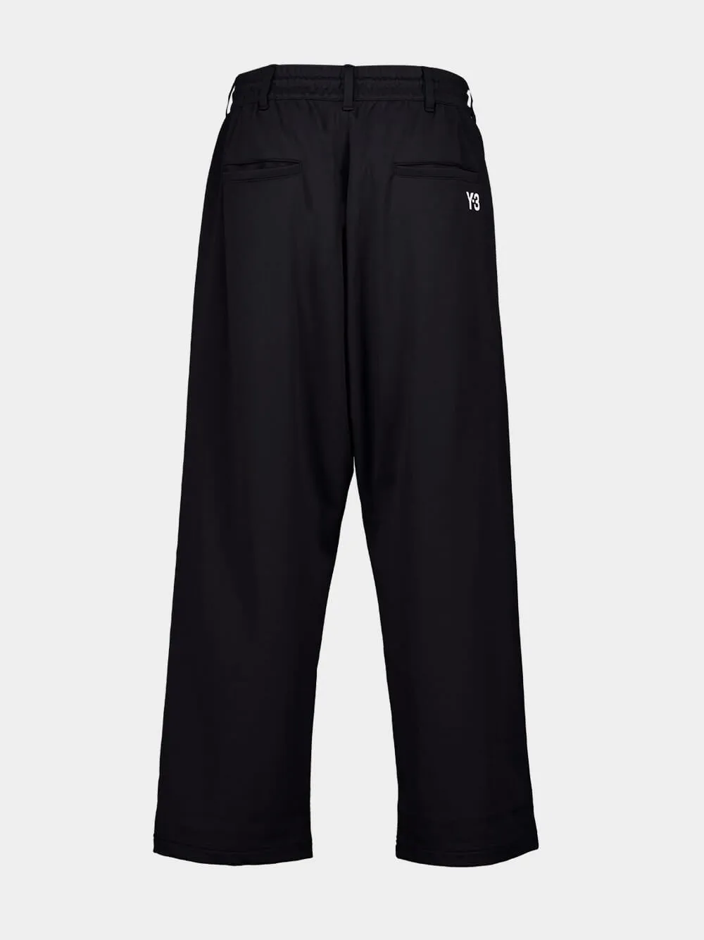 Black 3-Stripes Track Pants