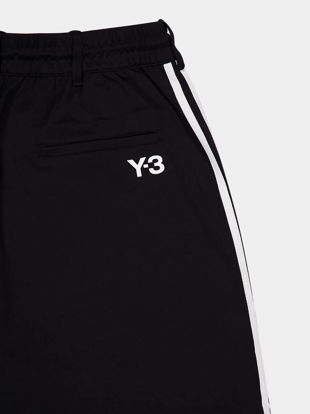 Black 3-Stripes Track Pants