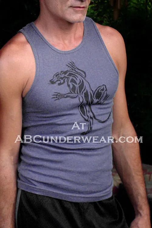 Black Panther Ribbed Tank Top