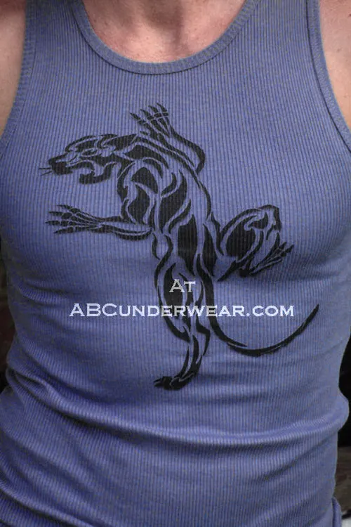 Black Panther Ribbed Tank Top