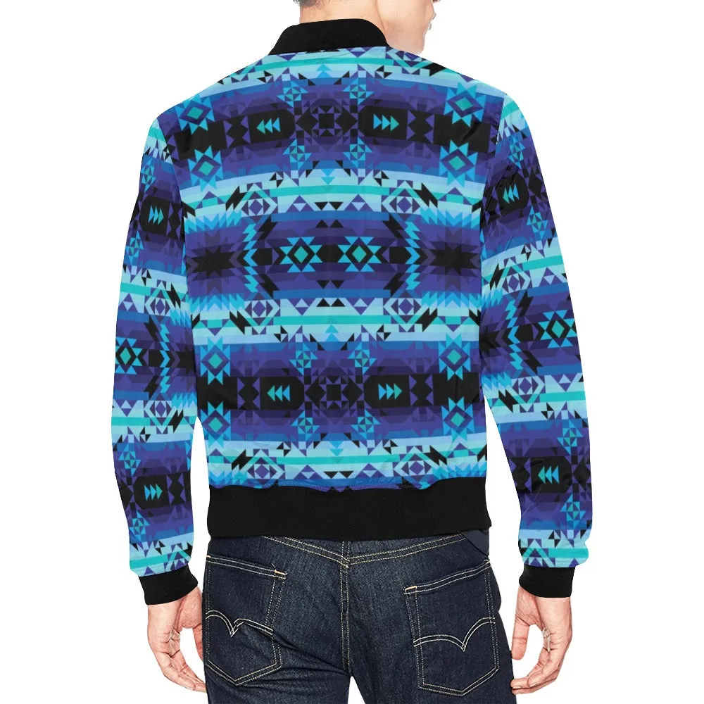 Blue Star Bomber Jacket for Men