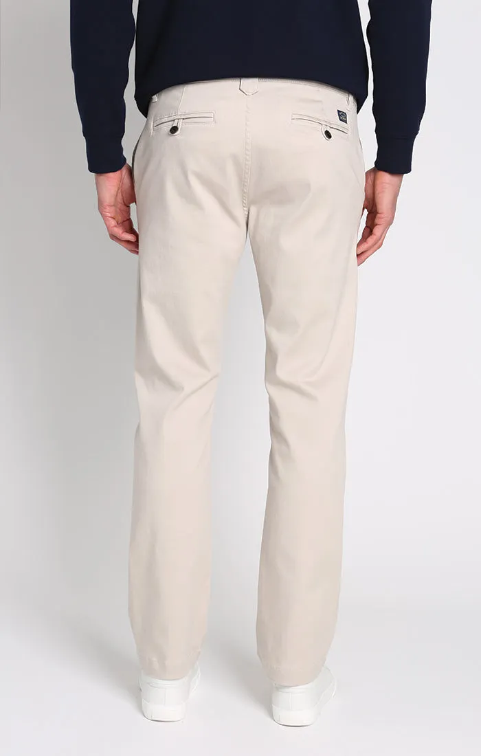 Bowie Straight Fit Tencel Twill Chino Pant