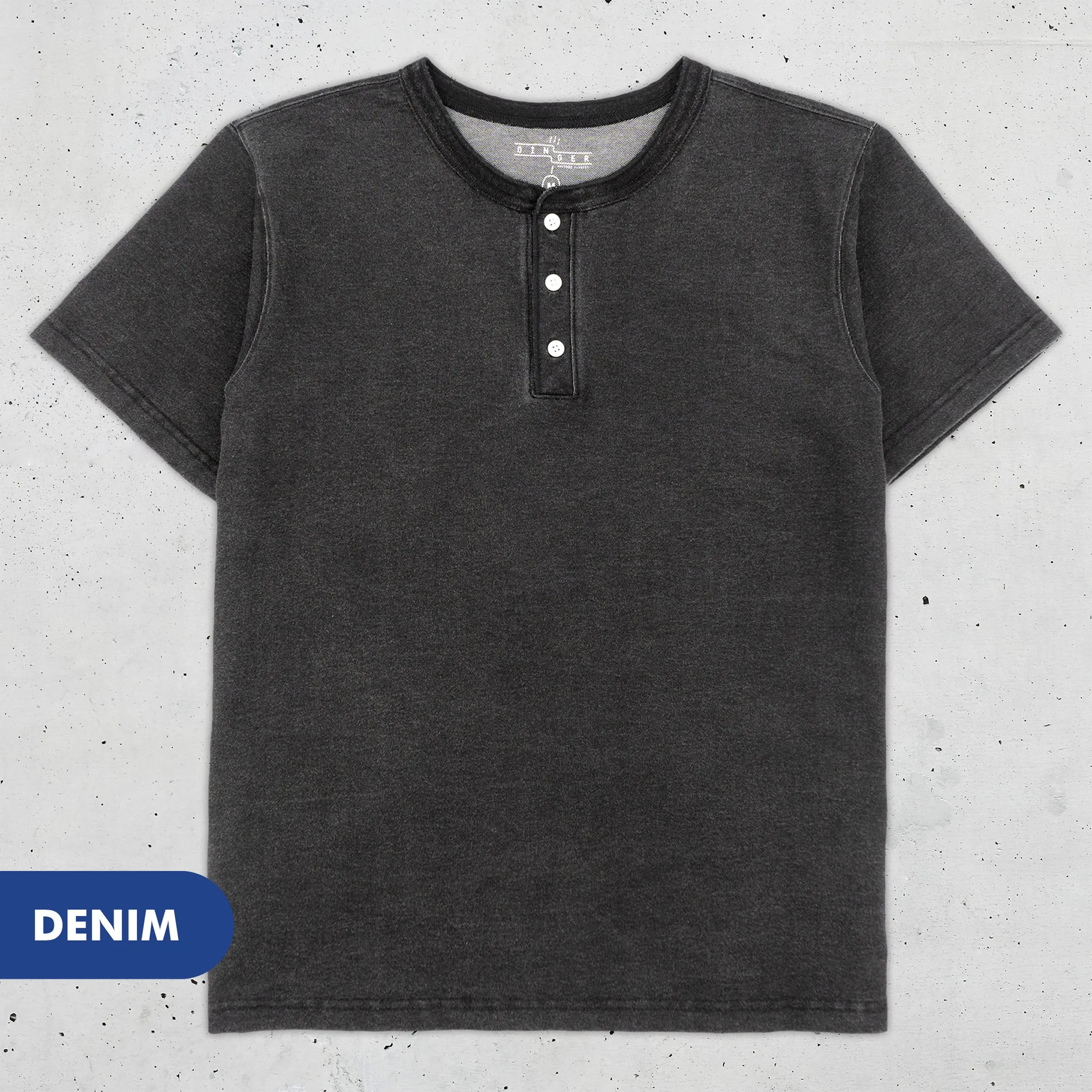 Brand collection 48 - Denim - Henley (black)