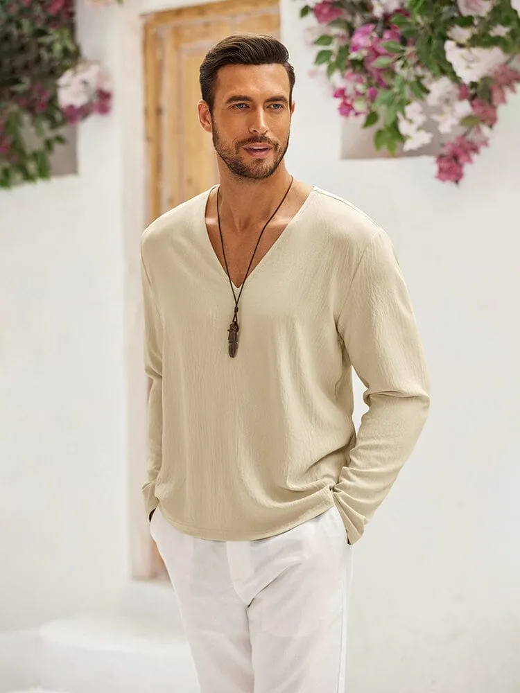 Casual Comfort V-Neck Beach Tops (US Only)