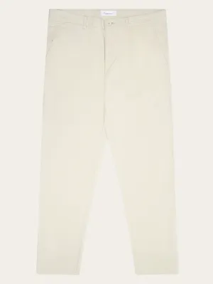 CHUCK regular flannel chino pants - Light feather gray