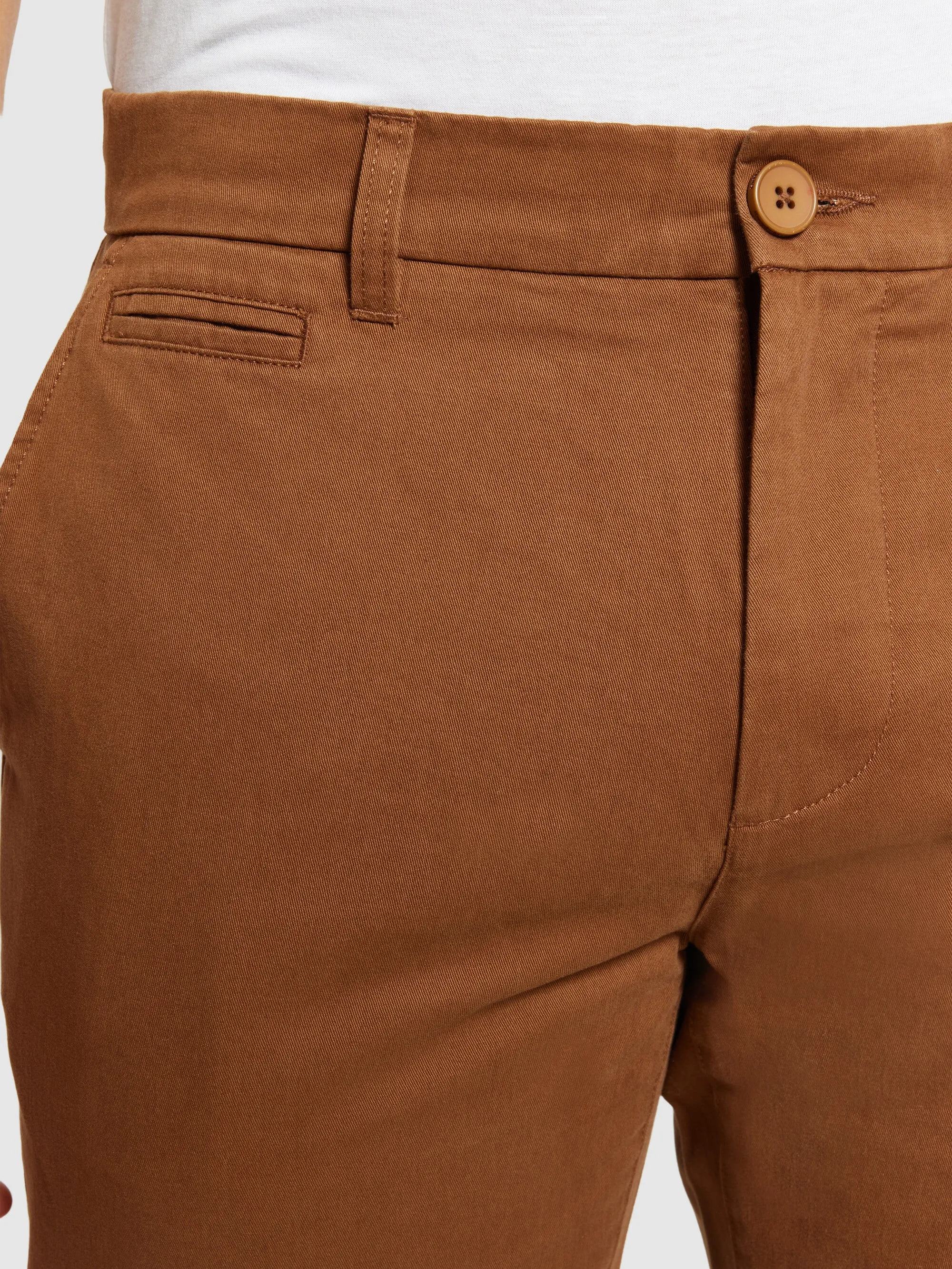 CHUCK regular twill chino pants - Dachshund