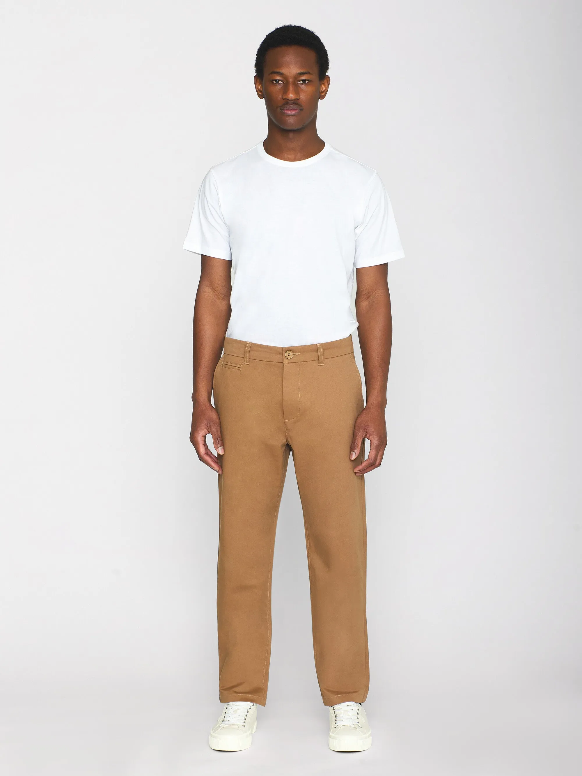 CHUCK regular twill chino pants - Tuffet