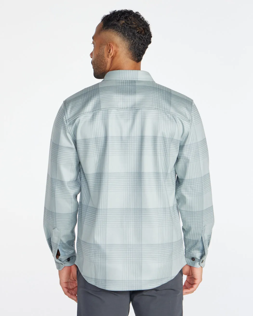 Coastal Overshirt - Grid Plaid