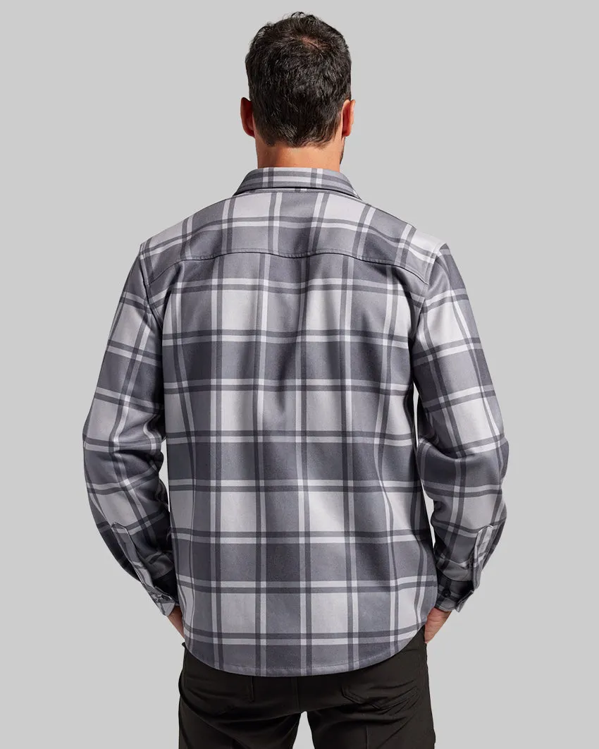 Coastal Overshirt - Grid Plaid