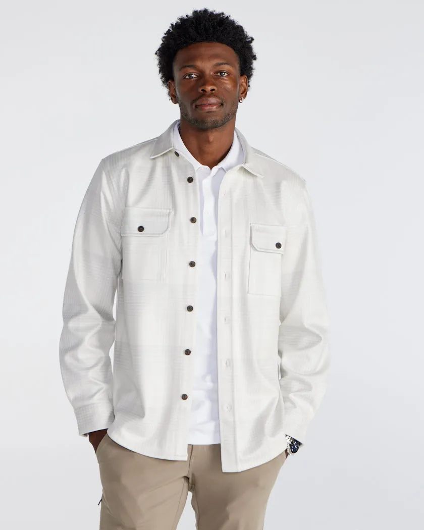 Coastal Overshirt - Grid Plaid