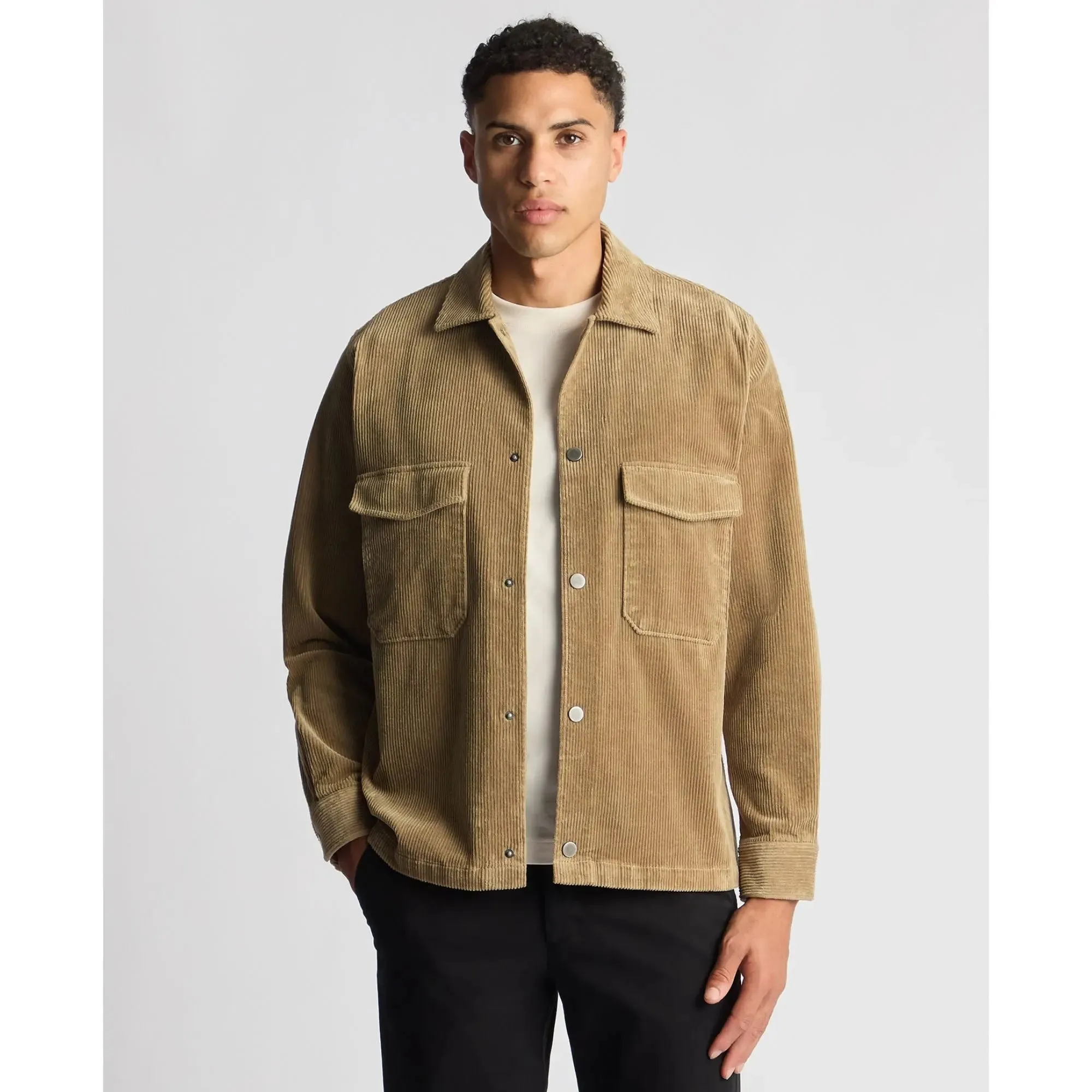 Cord Overshirt - Stone