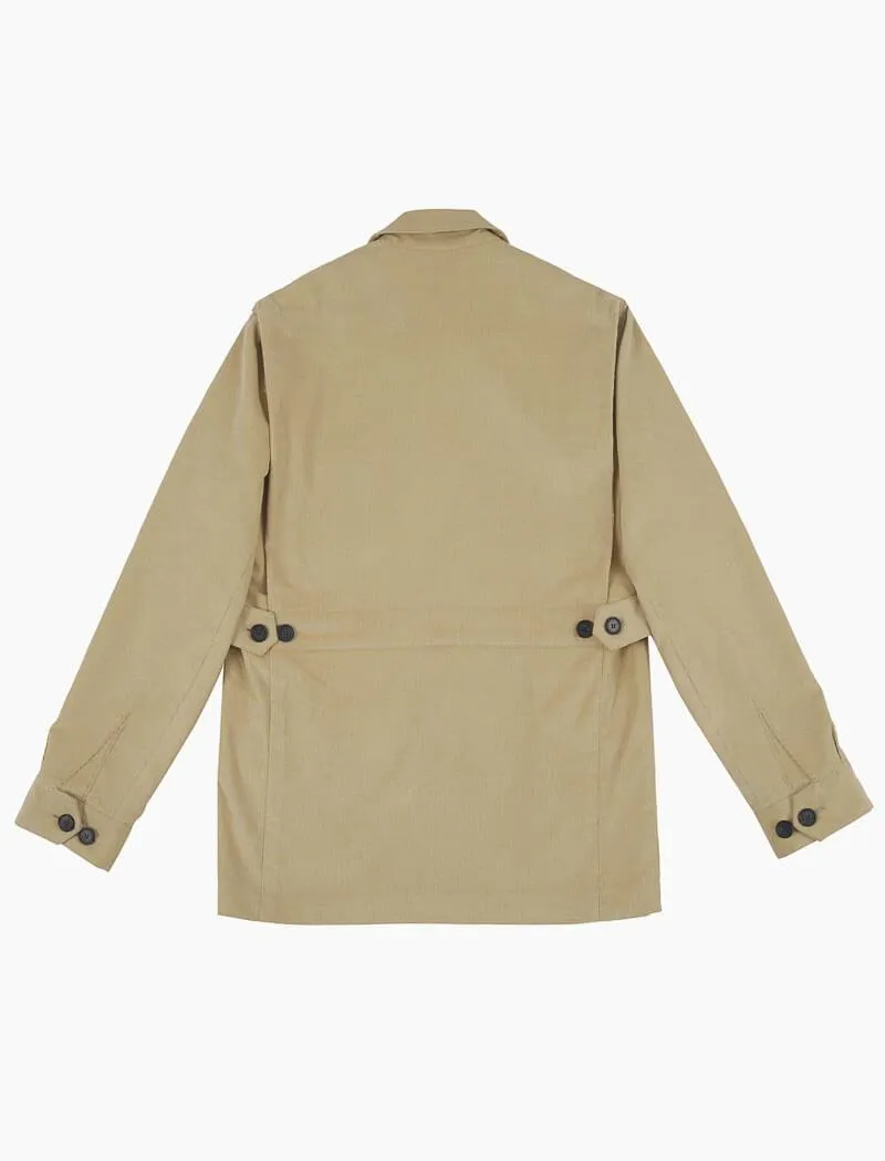 Cream 11 Wale Corduroy Shacket