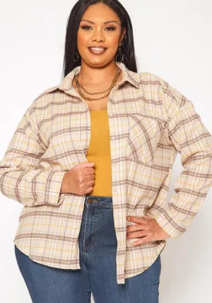 Curvy Girl Pricilla Plaid