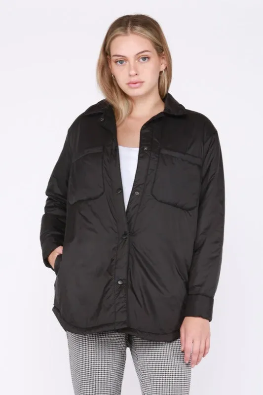 DEX Light Puffer Shacket