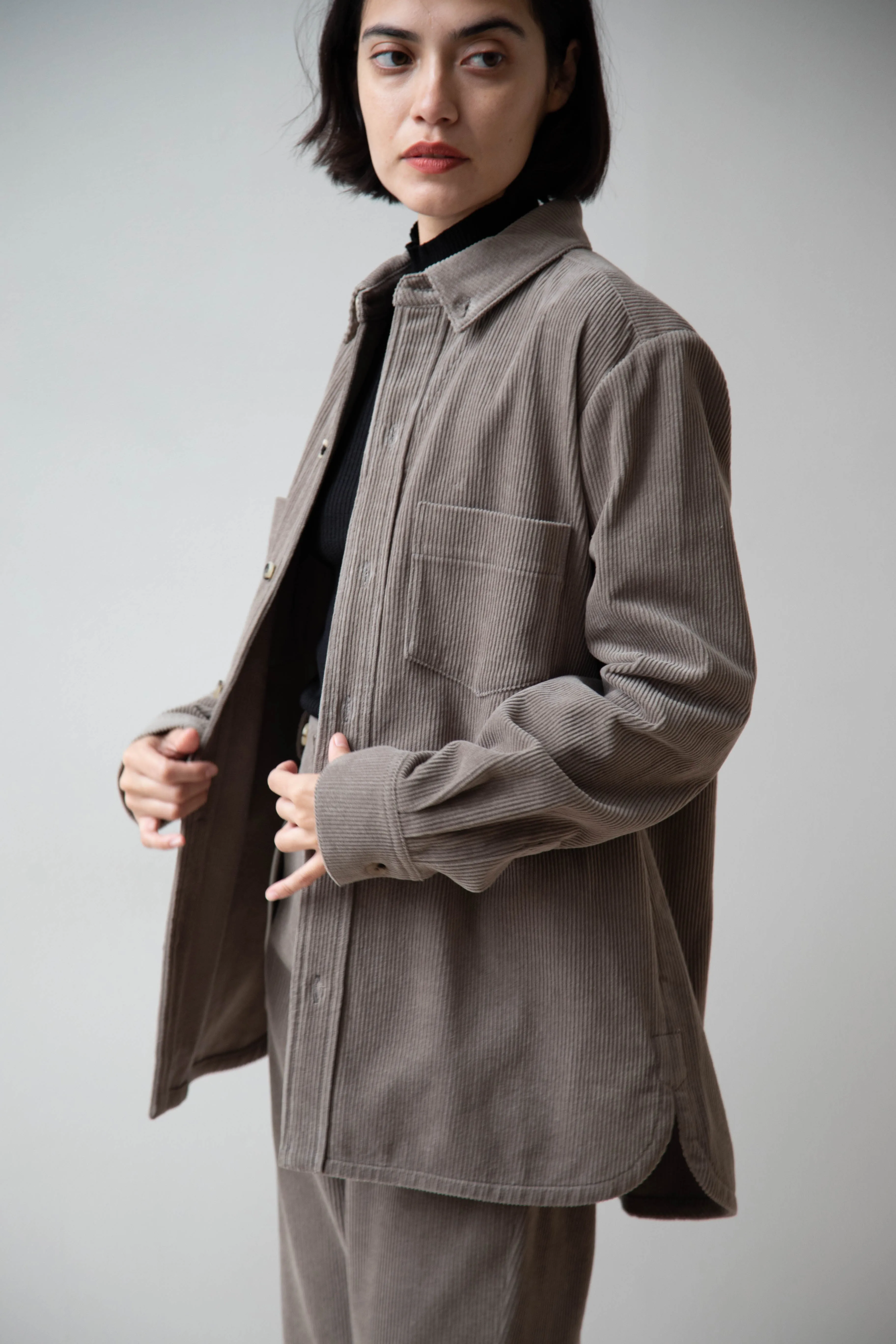 EASTBYEASTWEST | Beaminster Jacket in Sage Grey