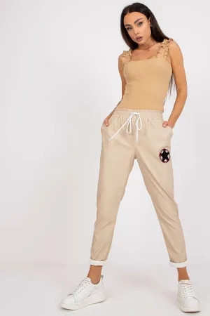 Eco-Friendly High-Rise Fashion Trousers