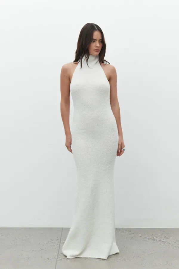 Edison Knit Maxi Ivory