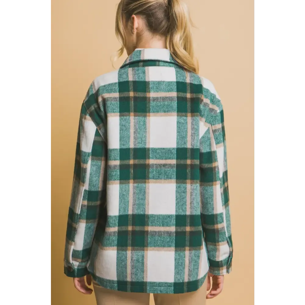 Elevate Your Wardrobe with the Chic Plaid Button Up Shacket