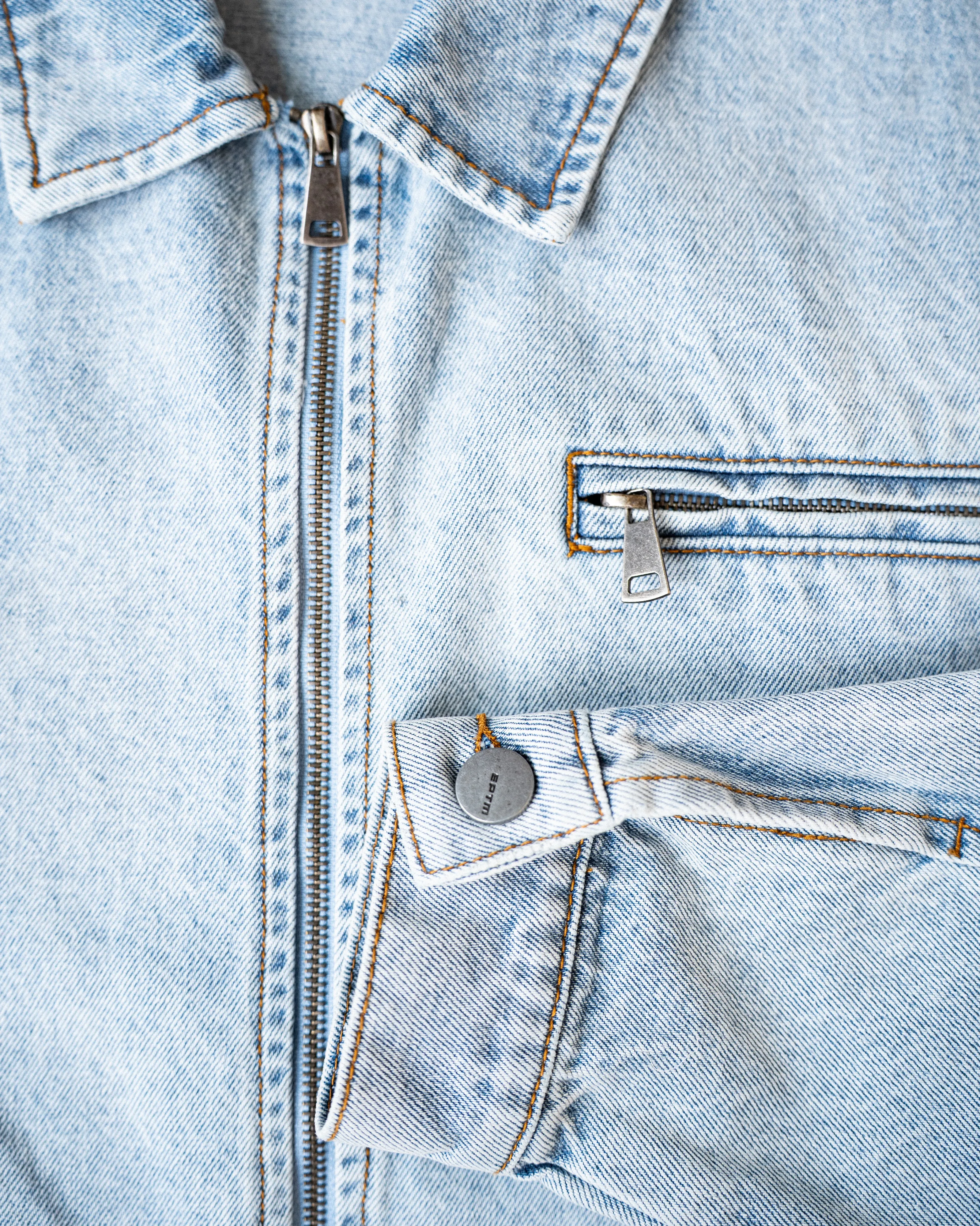 EPTM DENIM SHACKET - DENIM BLUE