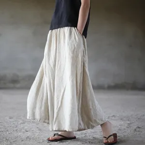 Flowy & Free Linen Palazzo Pants  | Zen