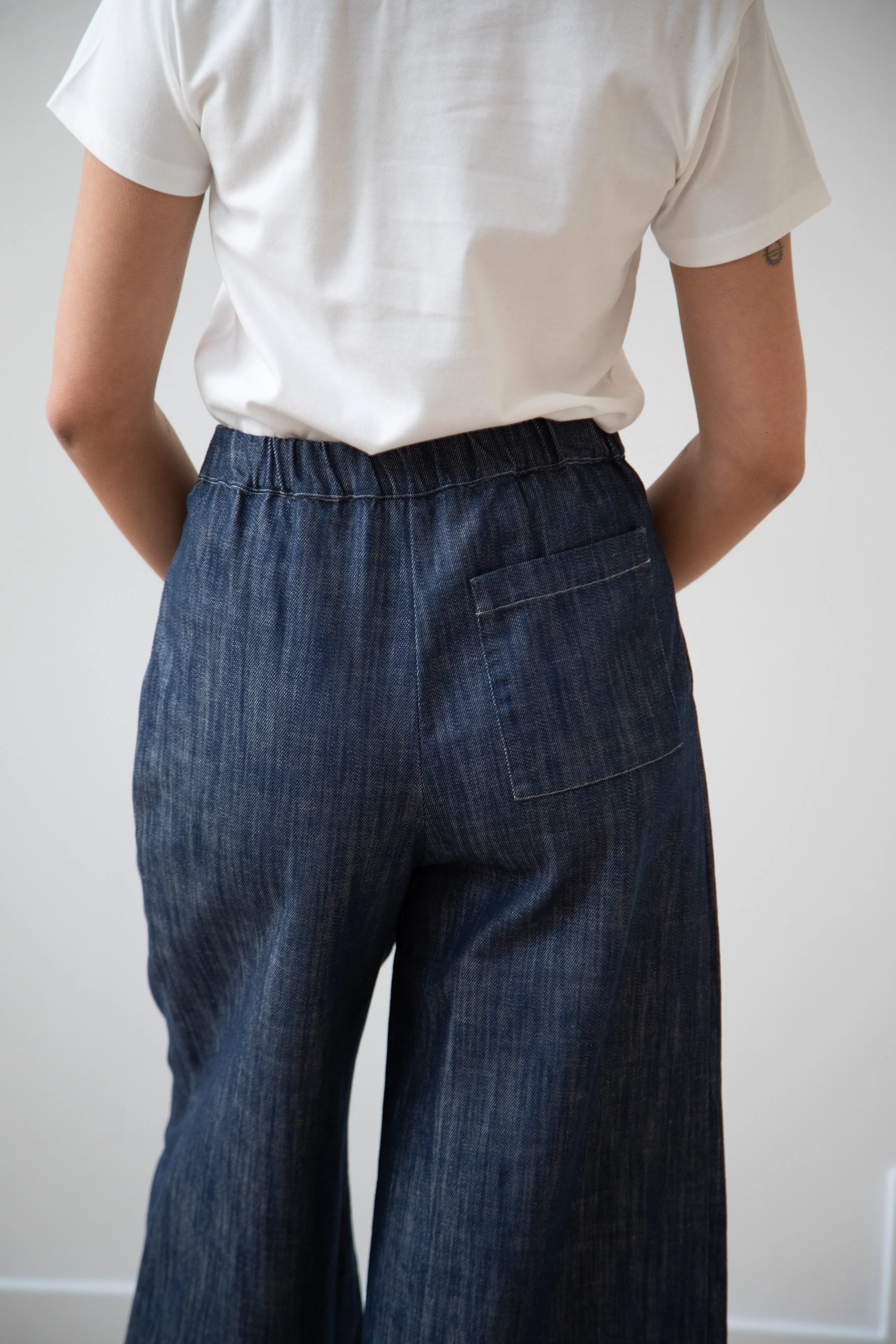 Gallego Desportes | Chino Pants in Denim