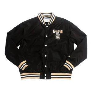 Georgia Tech Yellow Jackets Button Black Bomber