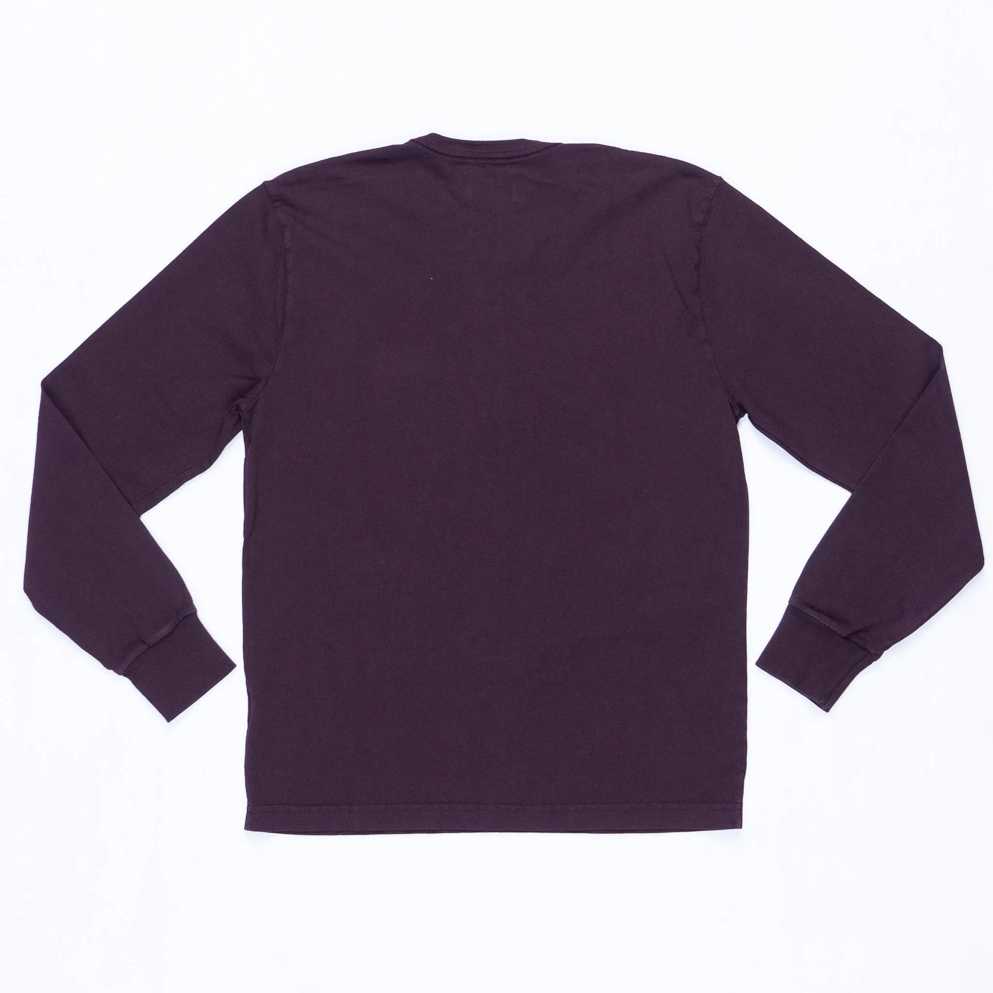 Glory Days Long Sleeve Heavyweight Henley - Oxblood