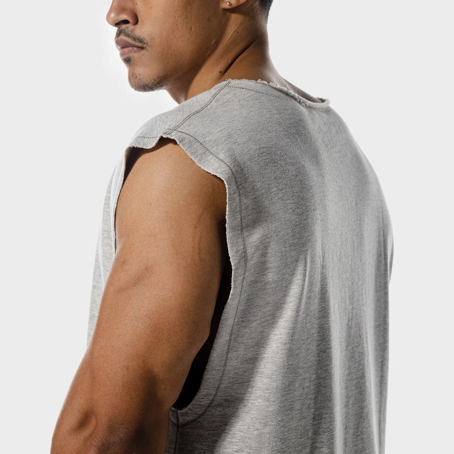 Golden Era Sweat Tank - Light Grey Marl