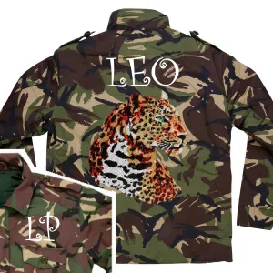 Green Eyed Leopard Camo Jacket