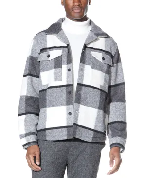 Grissom Relaxed Fit Shirt Jacket (Dark Charcoal)