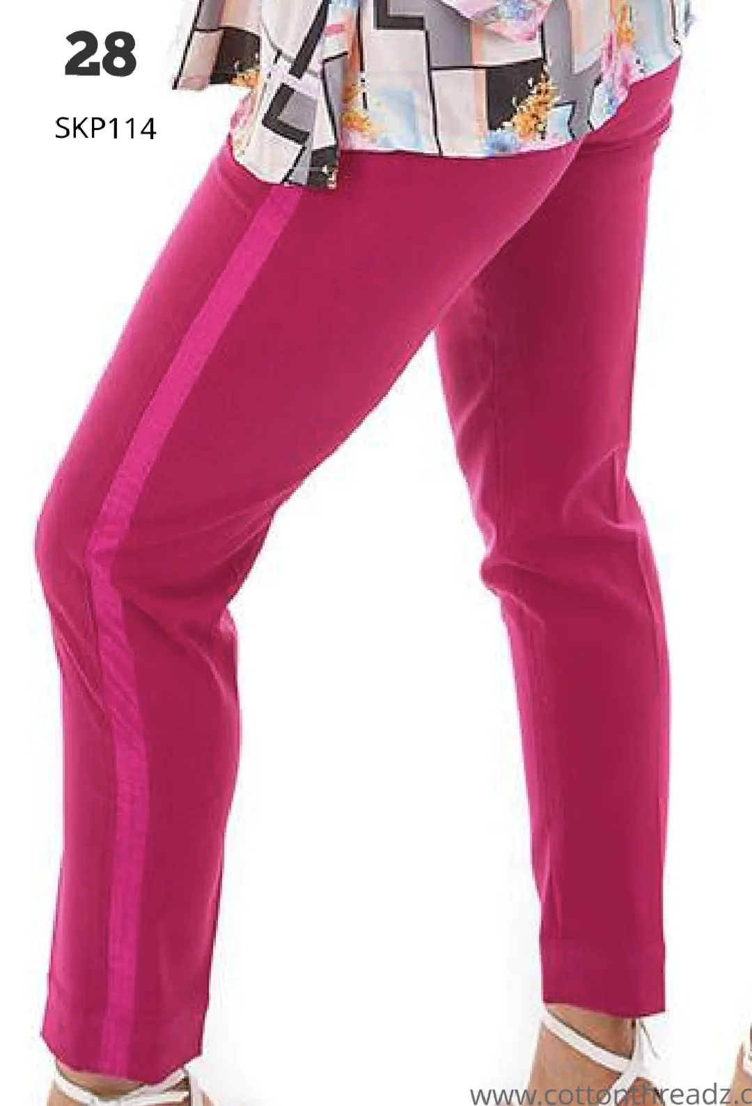 Harvey paul pink single pipe pants