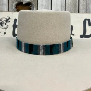 Hatband HB32-07 | 1" Tapestry w/ Side Concho