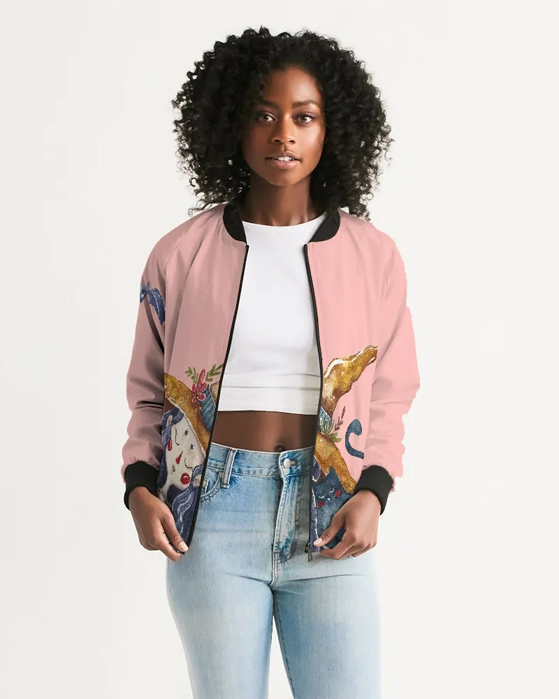 Holiday Pink Women's Bomber Jacket