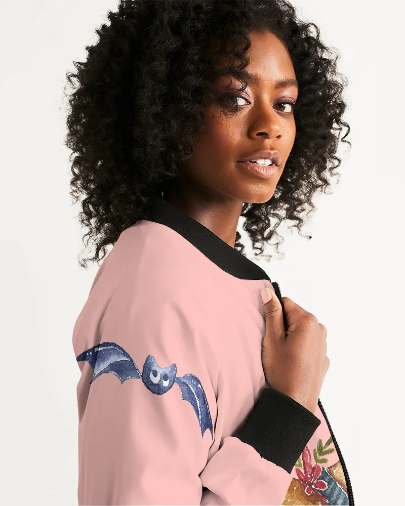 Holiday Pink Women's Bomber Jacket