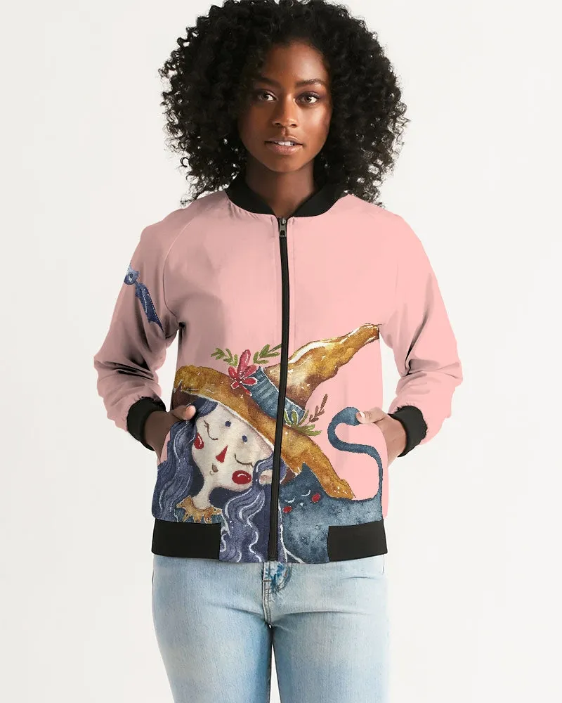 Holiday Pink Women's Bomber Jacket