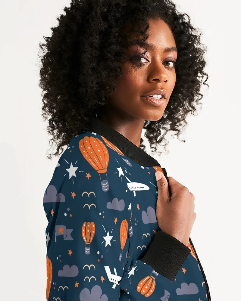 Hot Air Balloon Women's Bomber Jacket