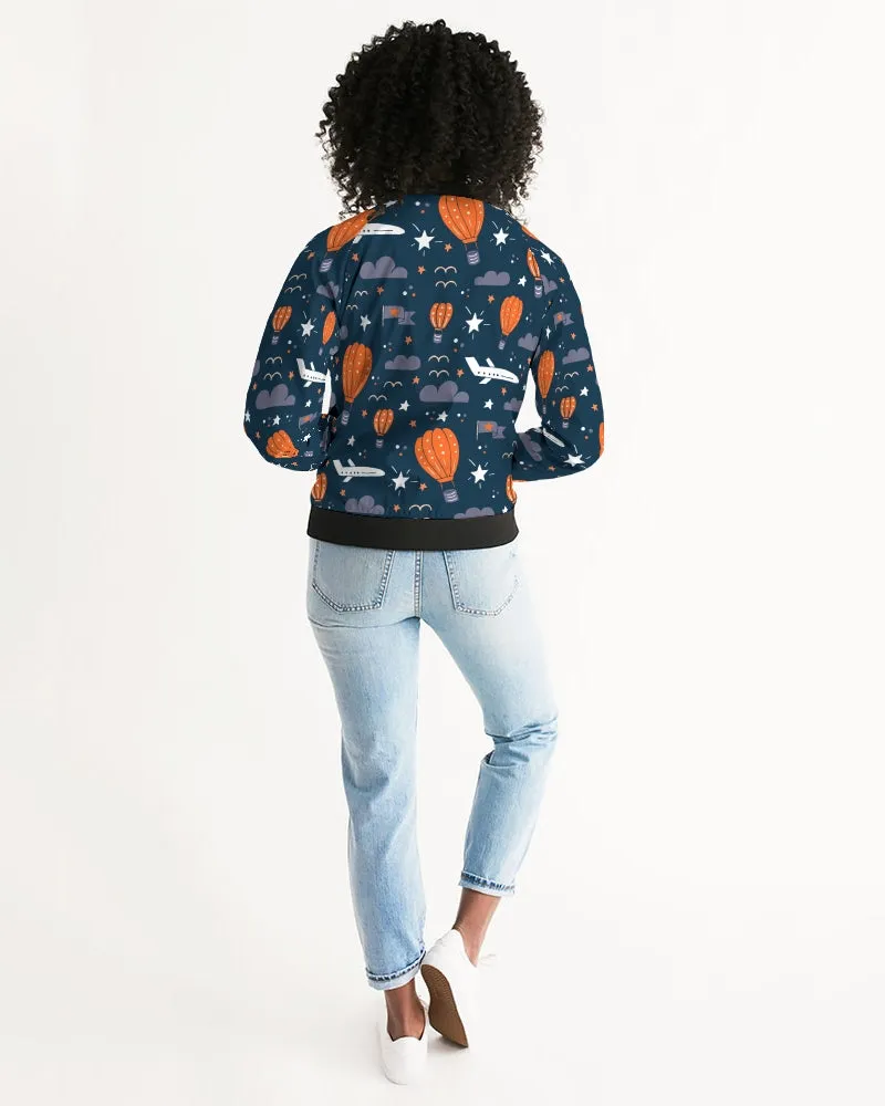 Hot Air Balloon Women's Bomber Jacket