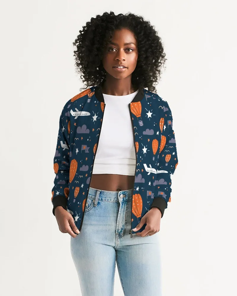 Hot Air Balloon Women's Bomber Jacket