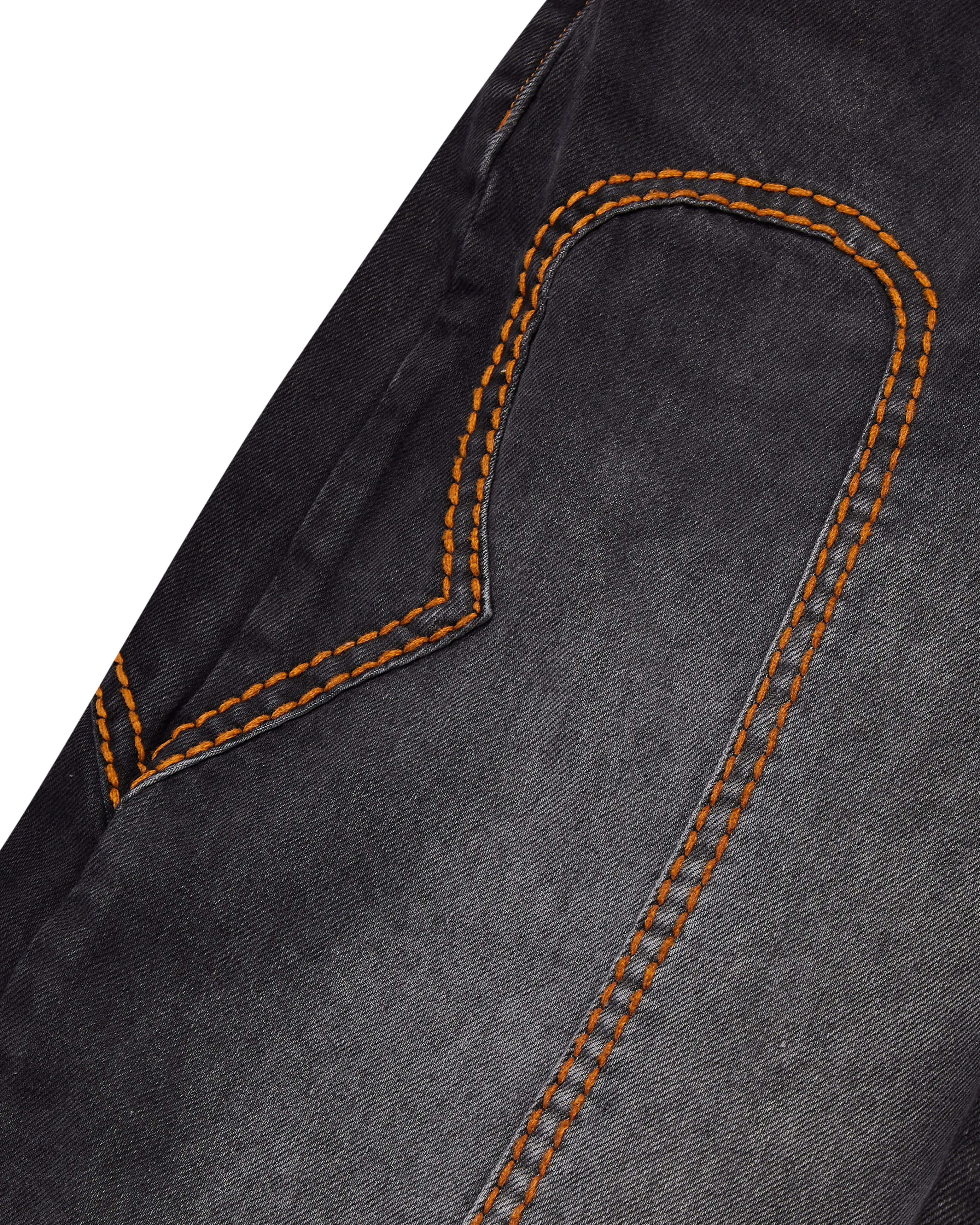 Irongate T Panel Denim Jeans - Washed Black