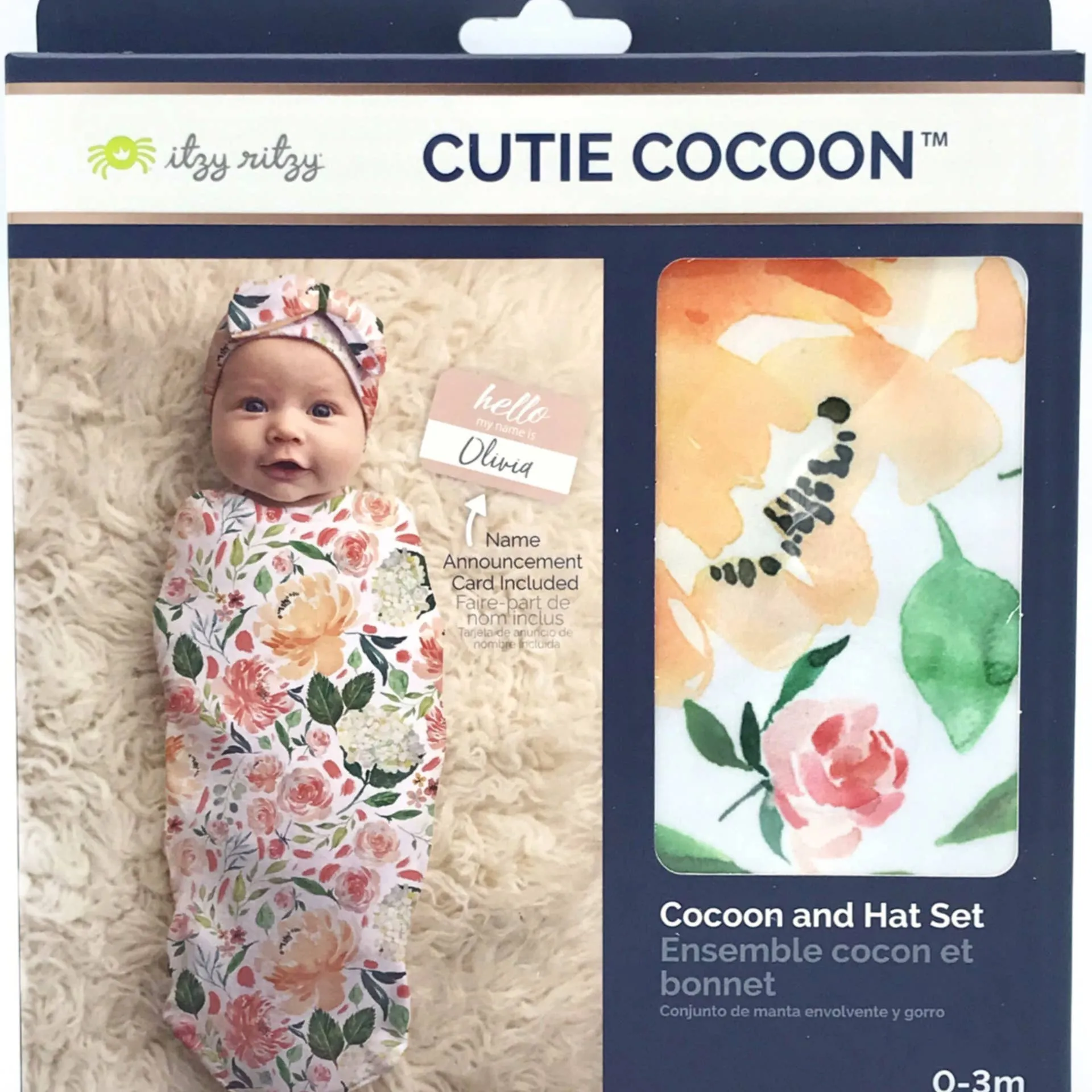 Itzy Ritzy Cutie Cocoon & Hat Set